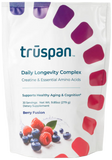 Amino Acids Creatine Drink Mix  Truspan  Daily Longevity Complex Berry Fusion
