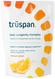 Amino Acids Creatine Drink Mix  Truspan  Daily Longevity Complex Orange Splash
