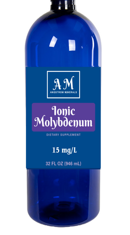 32 oz Molybdenum Supplement by Angstrom Minerals 15 ppm