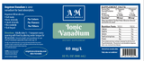 32 oz  Ionic Vanadium Supplement by Angstrom Minerals